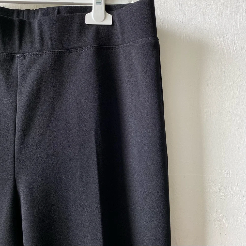 JOSEPH RIBKOFF Back Slit Classic Black Slim Fit Pull On Ankle Pants, size 12 - Picture 6 of 11